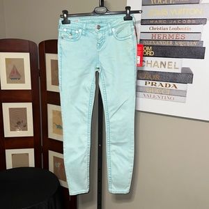NWT True Religion Halle supper skinny jeans